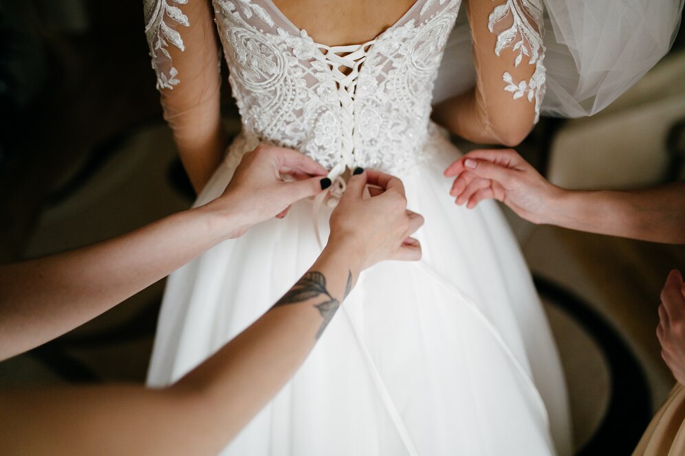 Morning of the Europe bride